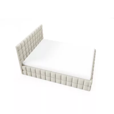 Čalouněná postel 160x200 LAILA s úložným prostorem - ecru 2