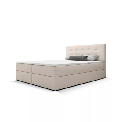 Manželská postel 160x200 s úložným prostorem STIG 2 - béžová