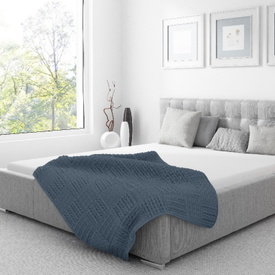 Čalouněná postel Soffio s úložným prostorem světle šedá 160 x 200