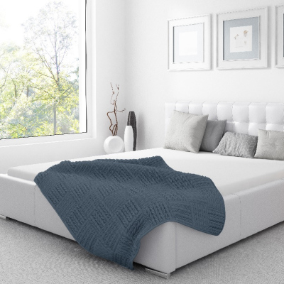 Čalouněná postel Soffio s úložným prostorem bílá eko kůže 160 x 200