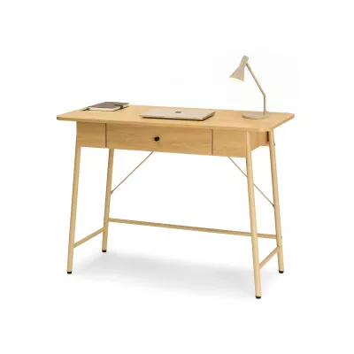 Minimalistický psací stůl HAFE - dub