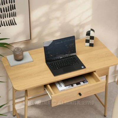 Minimalistický psací stůl HAFE - dub