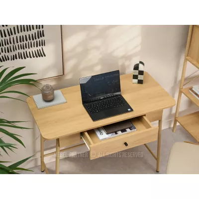 Minimalistický psací stůl HAFE - dub