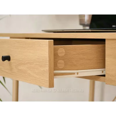 Minimalistický psací stůl HAFE - dub