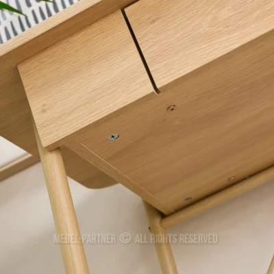 Minimalistický psací stůl HAFE - dub