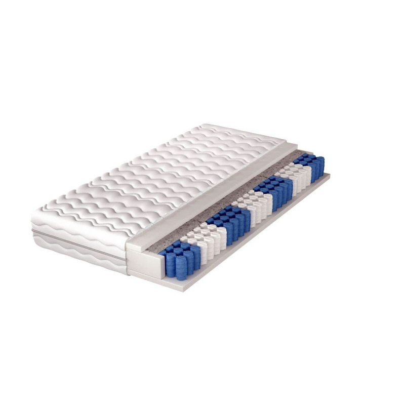 Středně tvrdá oboustranná matrace se zónovou profilací Medina, 140 x 200