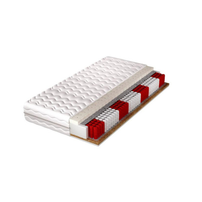 Matrace s pružinovým jádrem a kokosovou vrstvou Karoline, 90 x 200