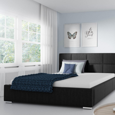 Jednoduchá postel Marion 180x200, černá