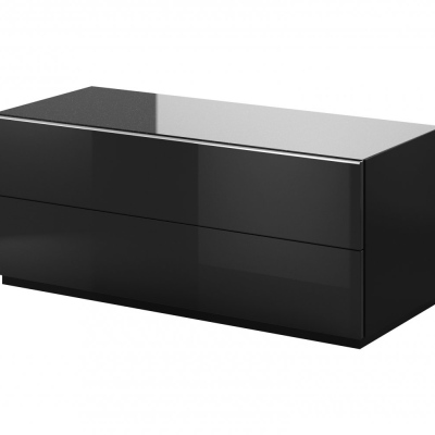 Moderní televizní stolek HEIKO, černá