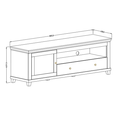 Výjimečný televizní stolek EROL