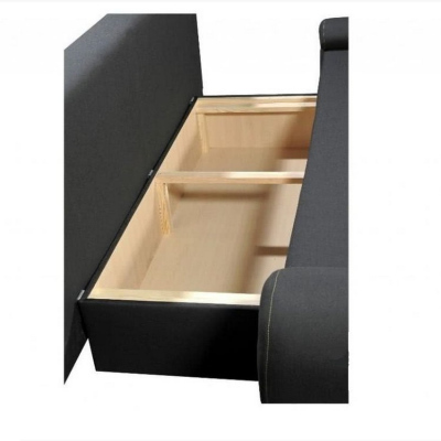 Designová pohovka AMITERNO, zelená + černá