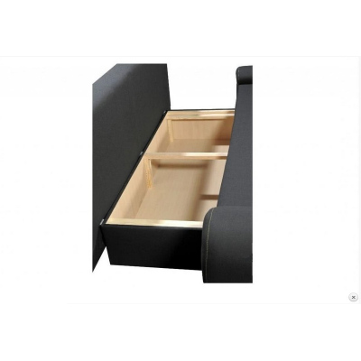 Designová pohovka AMITERNO, zelená + černá