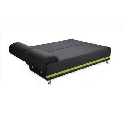 Designová pohovka AMITERNO, zelená + černá