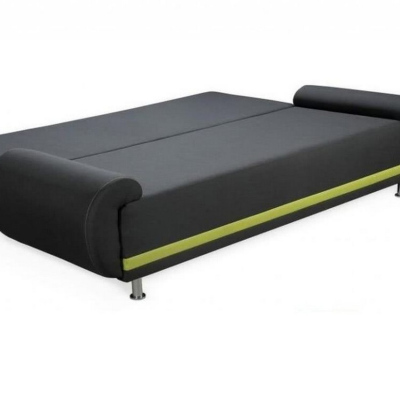 Designová pohovka AMITERNO, zelená + černá