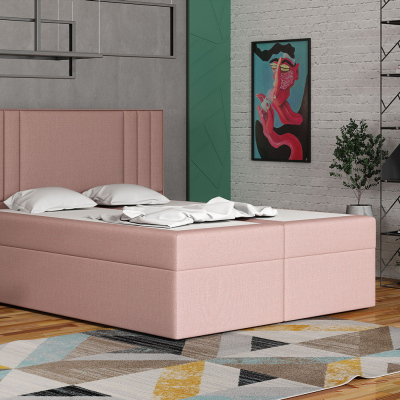 Americká postel 120x200 CARA - růžová 1