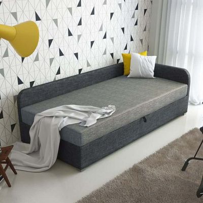Čalouněná postel VALESKA 80x200, šedá