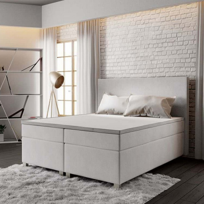 Boxspringová postel ASSAR 180x200, béžová