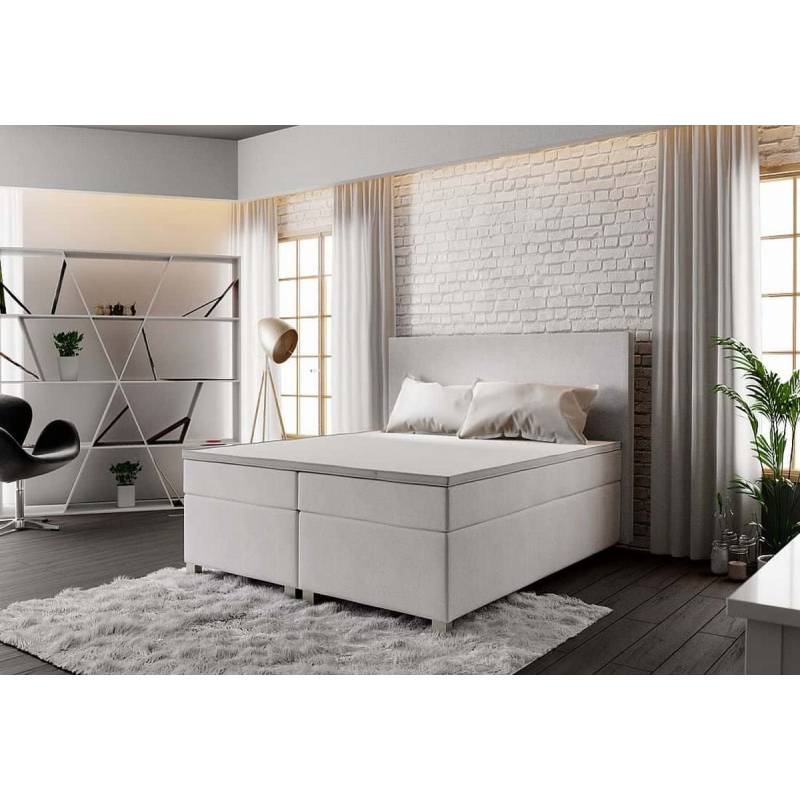 Boxspringová postel ASSAR 180x200, béžová