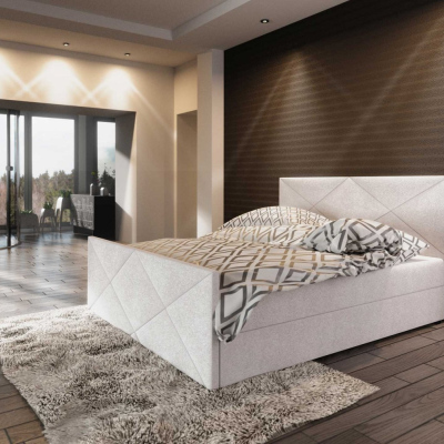 Čalouněná postel VASILISA IV 180x200, béžová