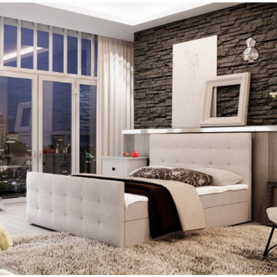 Čalouněná postel VASILISA II 180x200, béžová