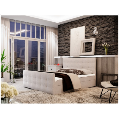 Čalouněná postel VASILISA II 180x200, béžová