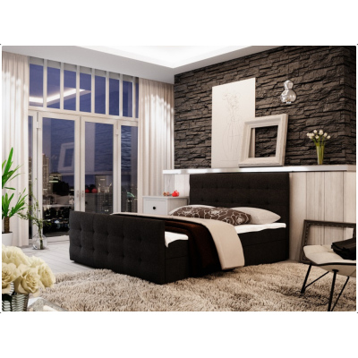 Čalouněná postel VASILISA II 160x200, antracit