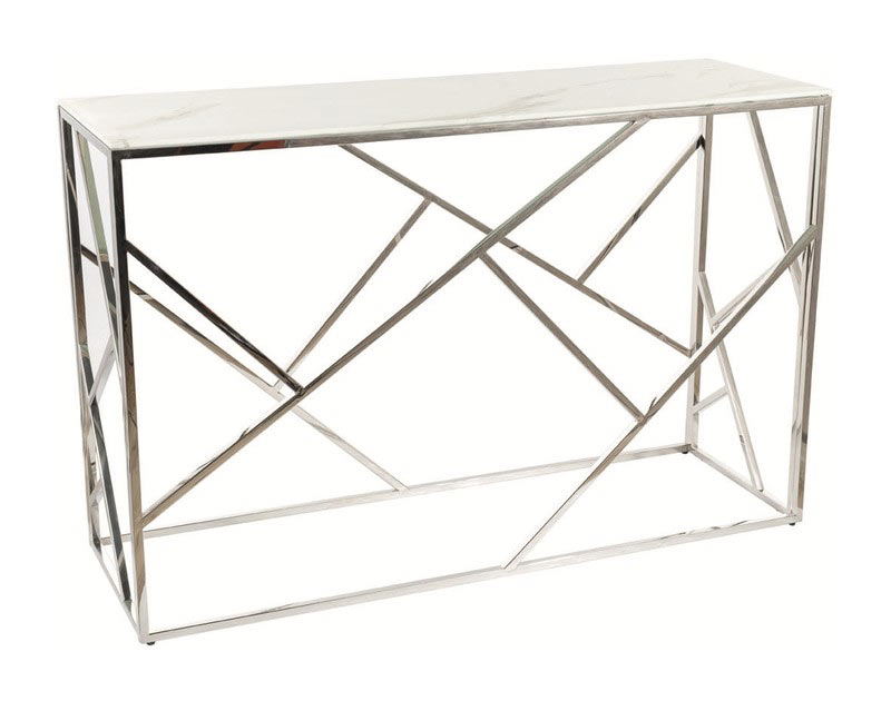 Stříbrný konzolový stolek PIM