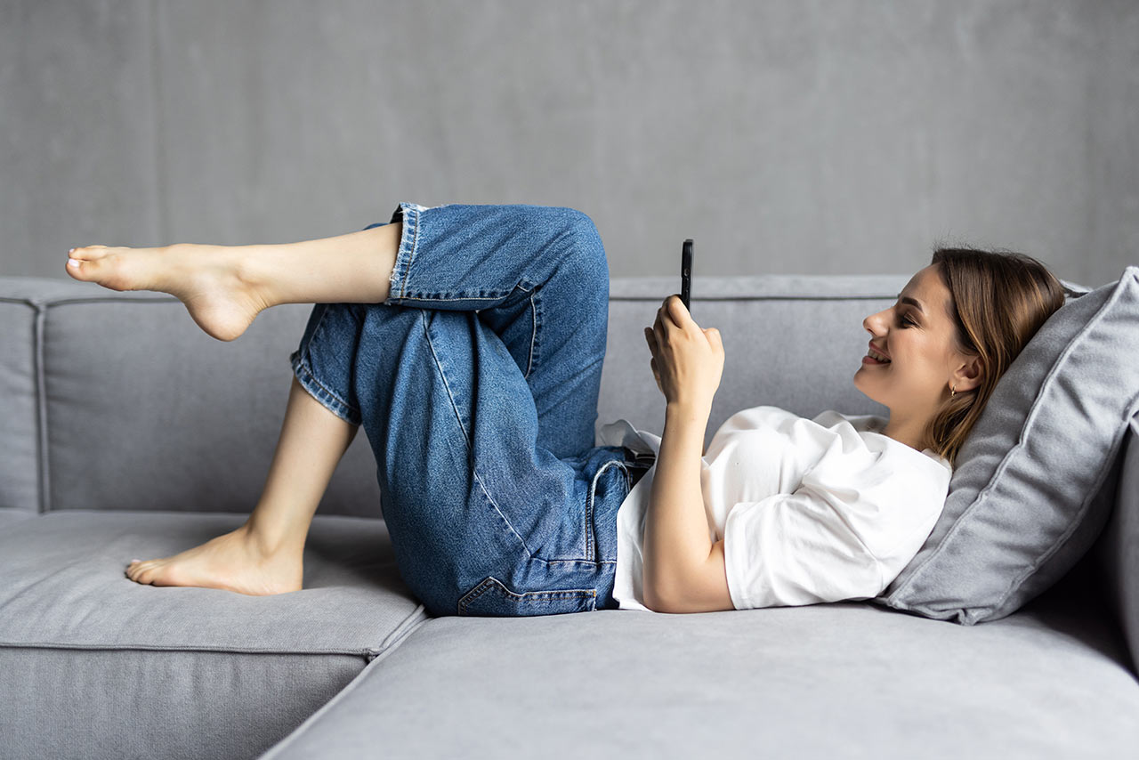 Naklikejte si objednávku na mobilu z pohodlí domova. Třeba vleže z postele.